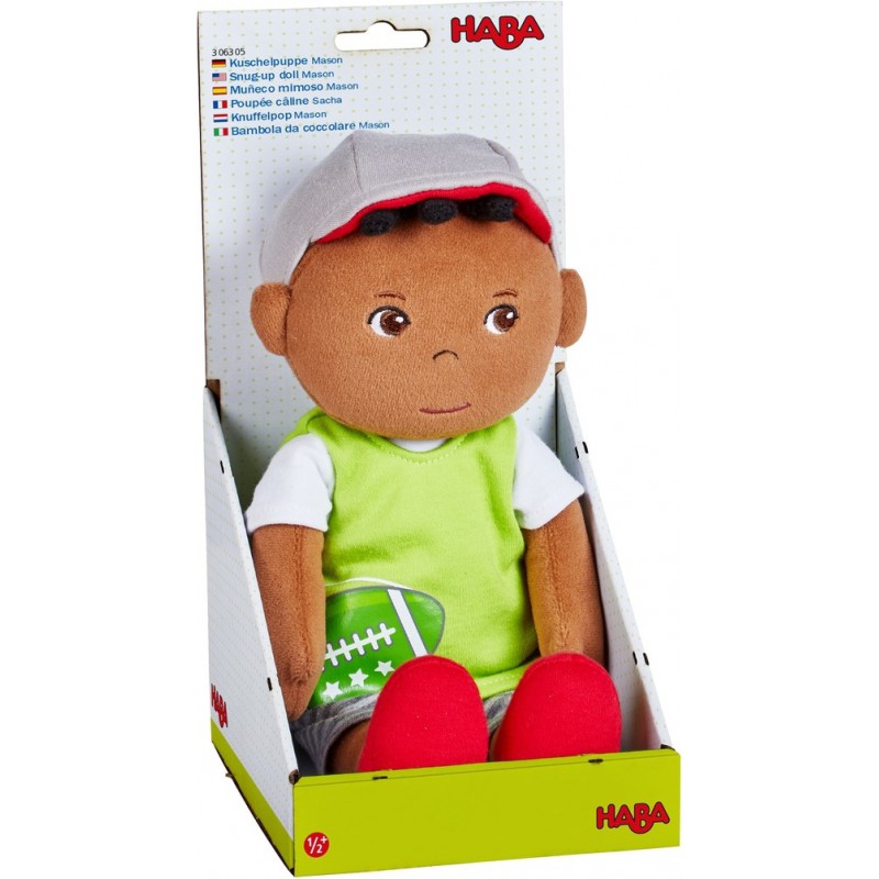 Haba - Knuffelpop Mason 29cm