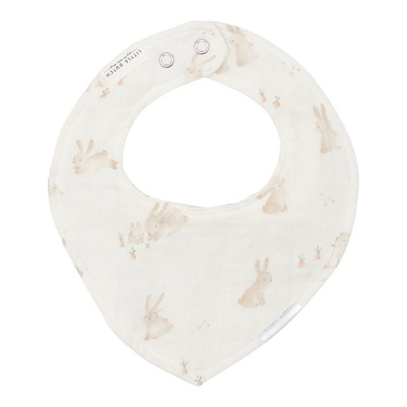Bandana slab hydrofiel, Baby bunny - Little Dutch