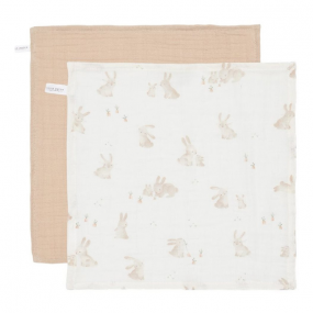 Monddoekjes hydrofiel, Baby bunny - Little Dutch