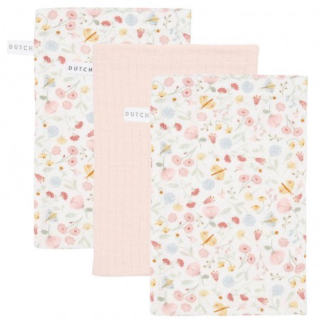 Washandjes set, Flowers&Butterflies - Little Dutch