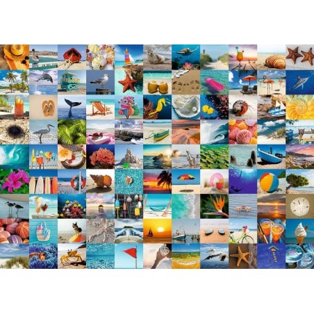 1000stukjes Ravensburger 99 momenten aan zee