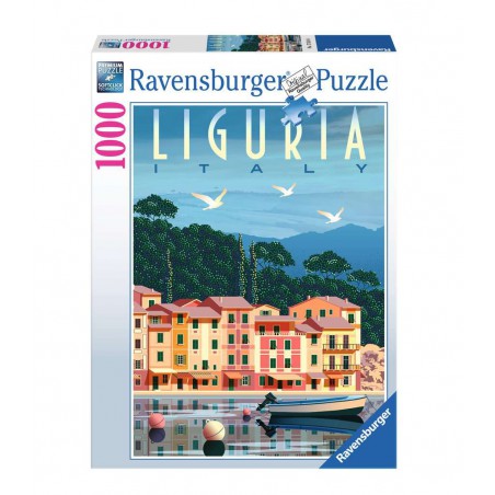 1000stukjes Ravensburger Ansichtkaart uit Ligurie