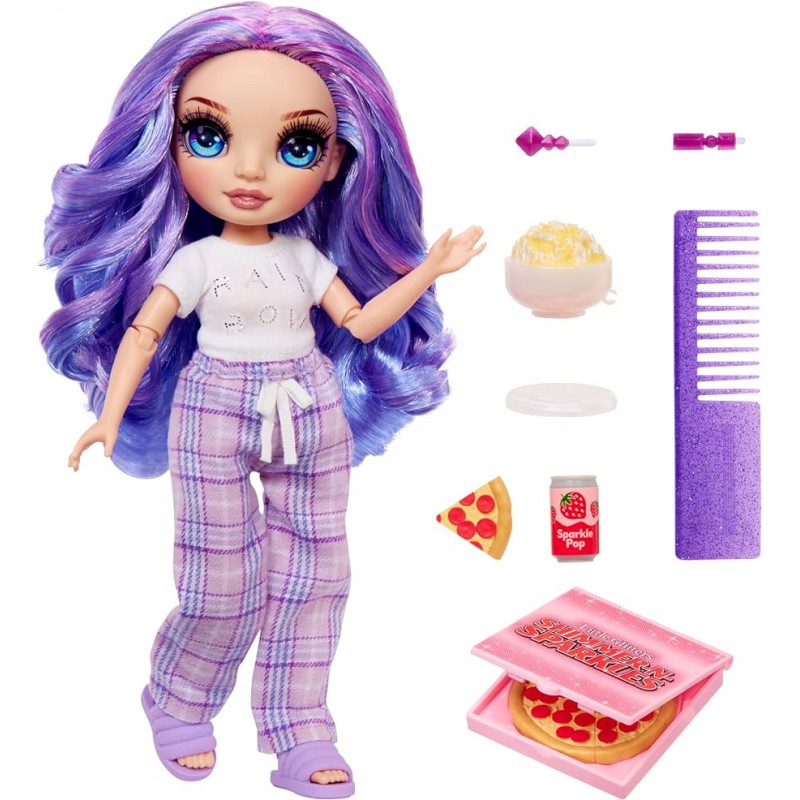 Rainbow Junior High PJ party fashion doll - Violet Willow