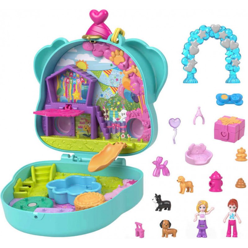 Polly Pocket - Doggy birthday bash compact