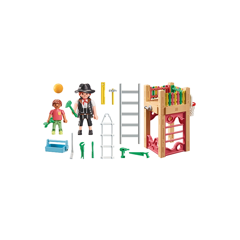 Playmobil - My Life, timmerman op weg naar klus 71475