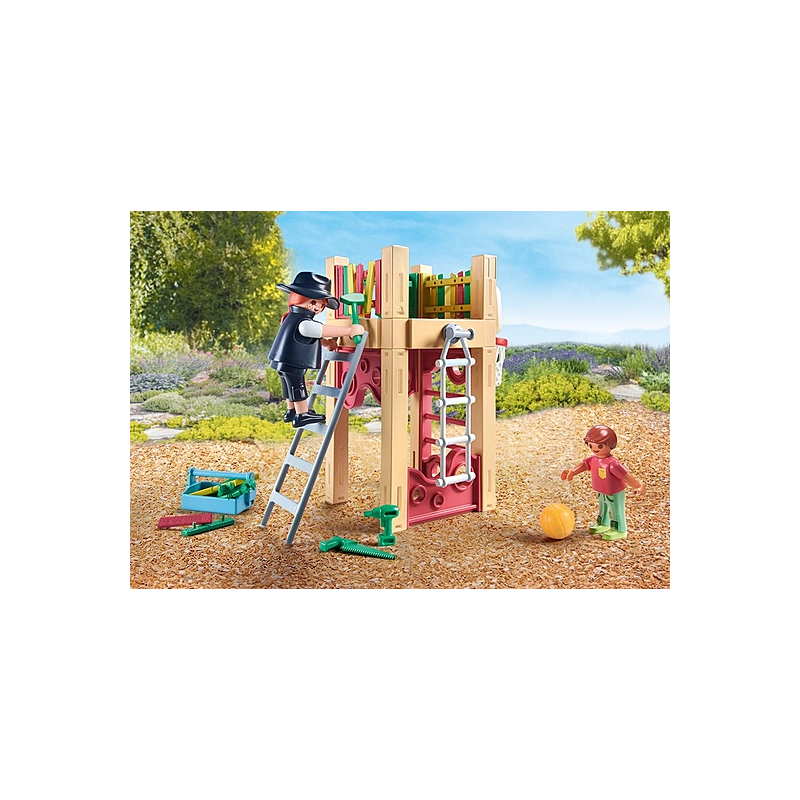 Playmobil - My Life, timmerman op weg naar klus 71475