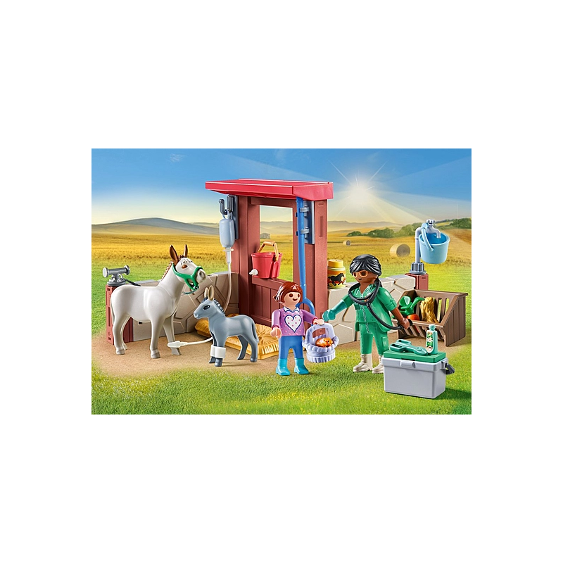 Playmobil Country - Boerderij dierenarts met de ezels 71471