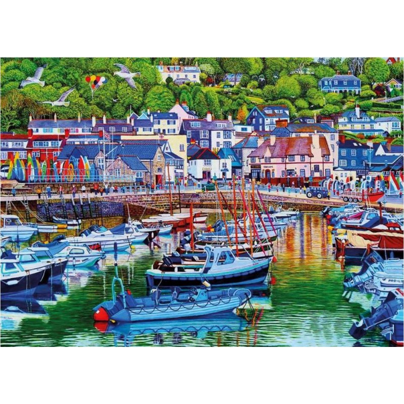 Lyme Regis Harbour  (1000) Gibsons puzzel