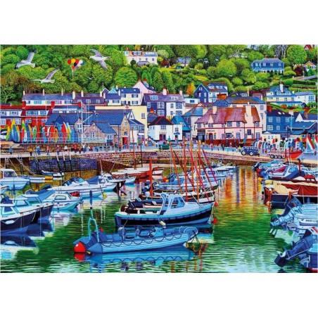 Lyme Regis Harbour  (1000) Gibsons puzzel