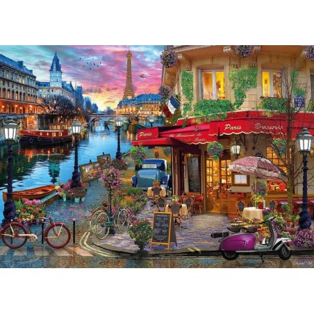 Sunset on the Seine gibsons puzzel (500XL)