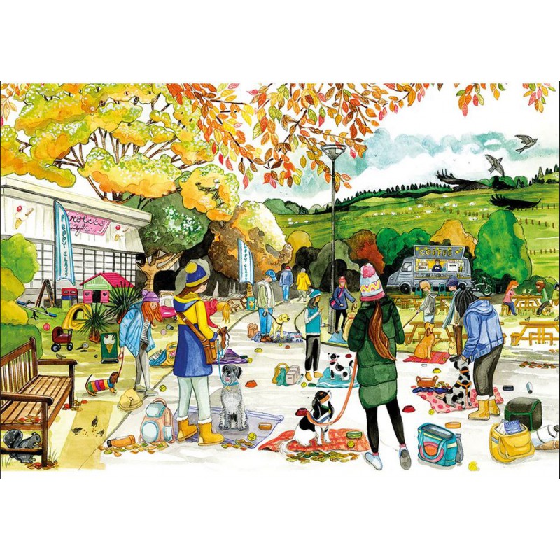 Gibsons A Dog's Life, (4 x 500 stukjes puzzel)