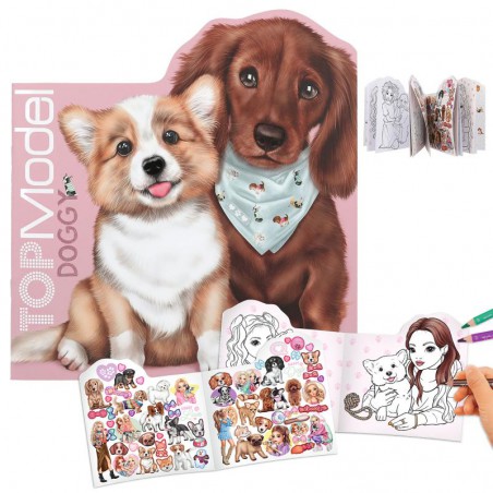 TOPModel Doggy kleurboek KITTY AND DOGGY 12714