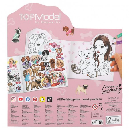 TOPModel Doggy kleurboek KITTY AND DOGGY 12714