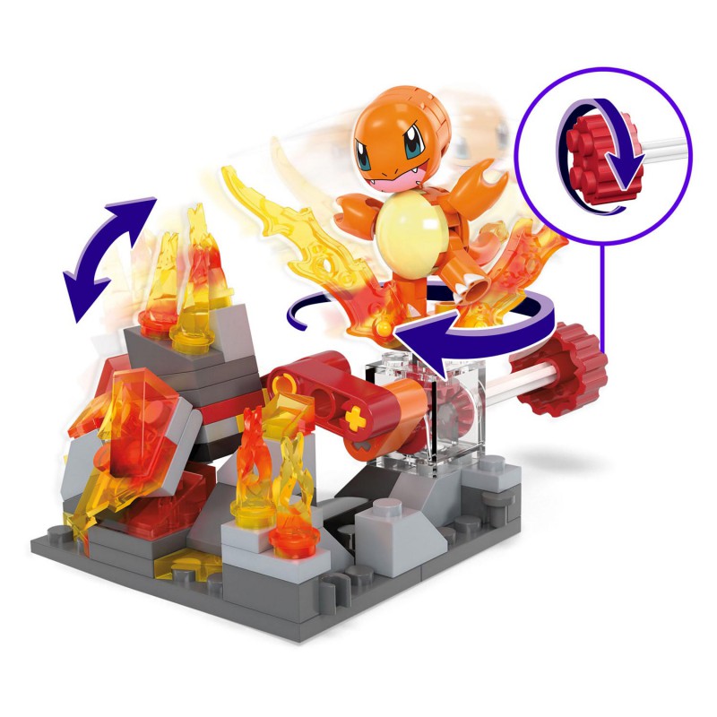 Charmander's Fire-Type Spin mega construx, Pokemon