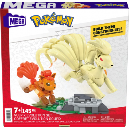 Vulpix Evolution Set mega construx, Pokemon