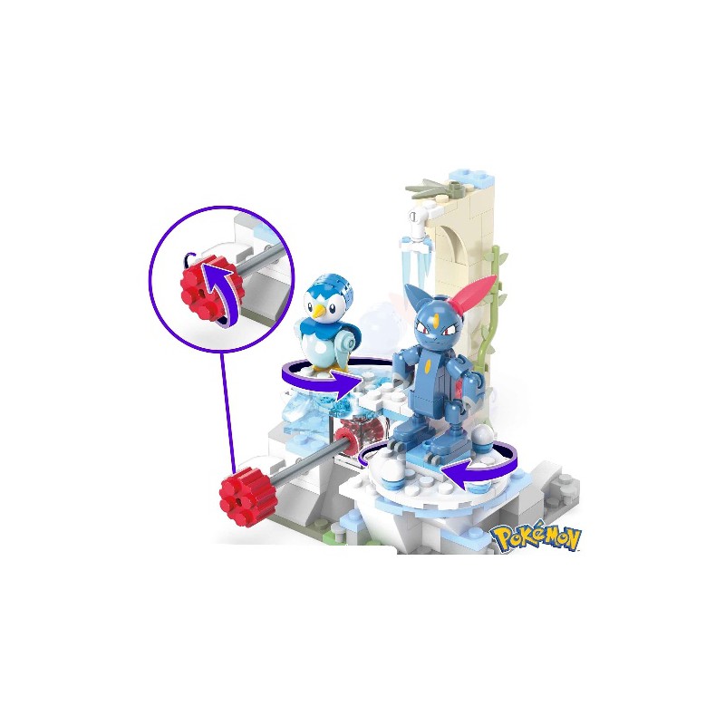 Piplup and Sneasel's Snow Day mega construx, Pokemon