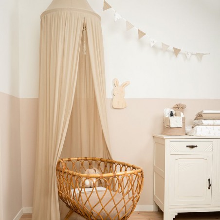 Klamboe hydrofiel beige - Little Dutch