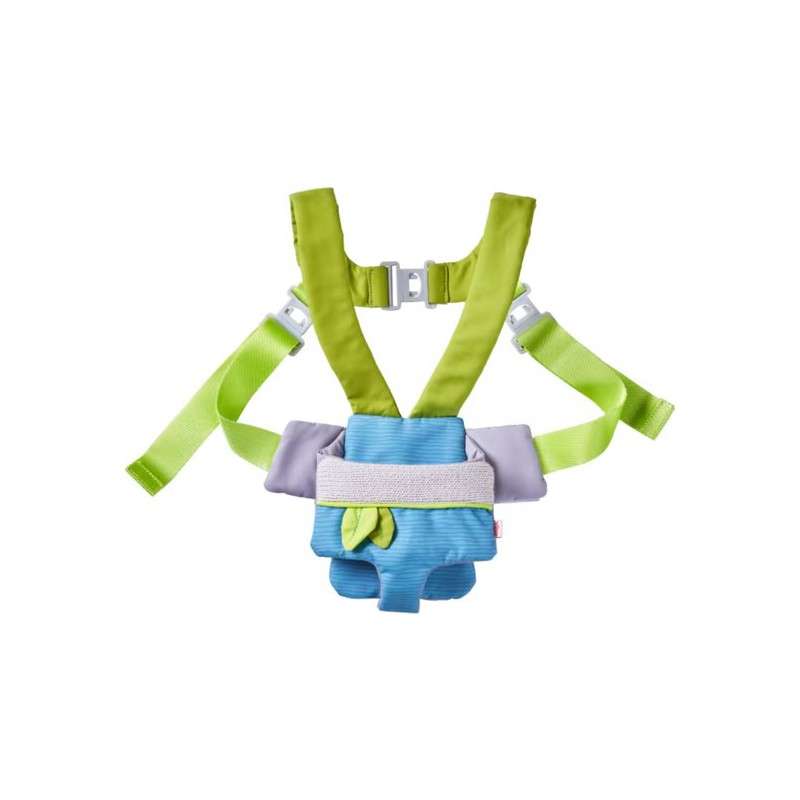 Haba - Poppendraagzak bladerdroom