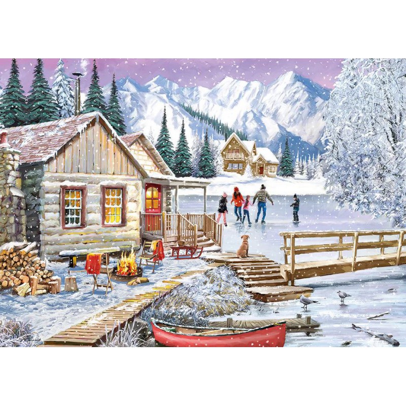 Winter at the Cabin, (1000) Gibsons puzzel