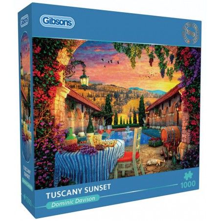 Tuscany Sunset, (1000) Gibsons puzzel
