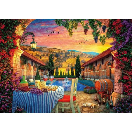 Tuscany Sunset, (1000) Gibsons puzzel