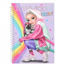 TOPModel pocket kleurboek  jill & Cookie 12727