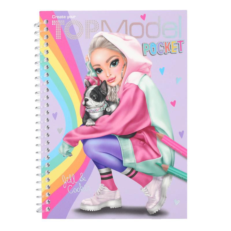 TOPModel pocket kleurboek  jill & Cookie 12727