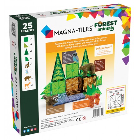 Magna-Tiles: Animal forest 25 stuks