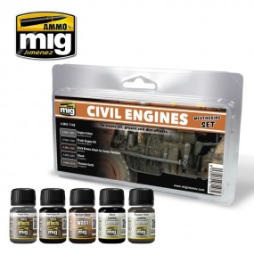 Civil Engines Weathering Set, Ammo