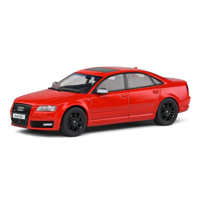 Audi S8 D3 2002 (Rood) - 1:43 - Solido