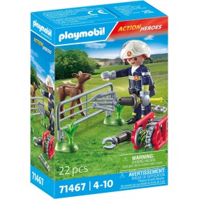 Playmobil Action Heroes 71467 Dierenbescherming brandweer