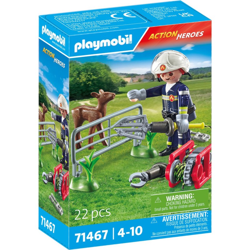 Playmobil Action Heroes 71467 Dierenbescherming brandweer