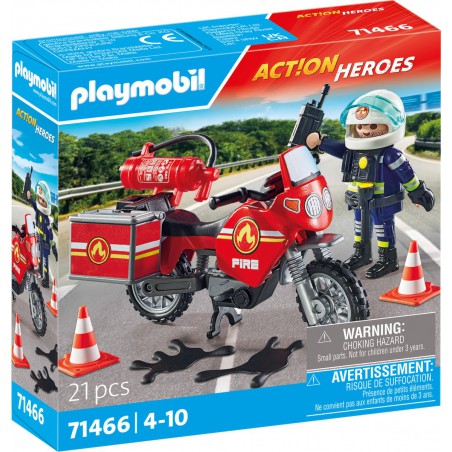 Playmobil Action Heroes 71466 Brandweer op de plaats van het ongeval