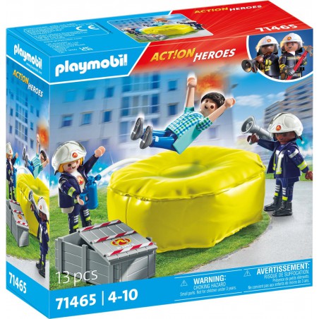 Playmobil Action Heroes 71465 Brandweerlieden met luchtkussens