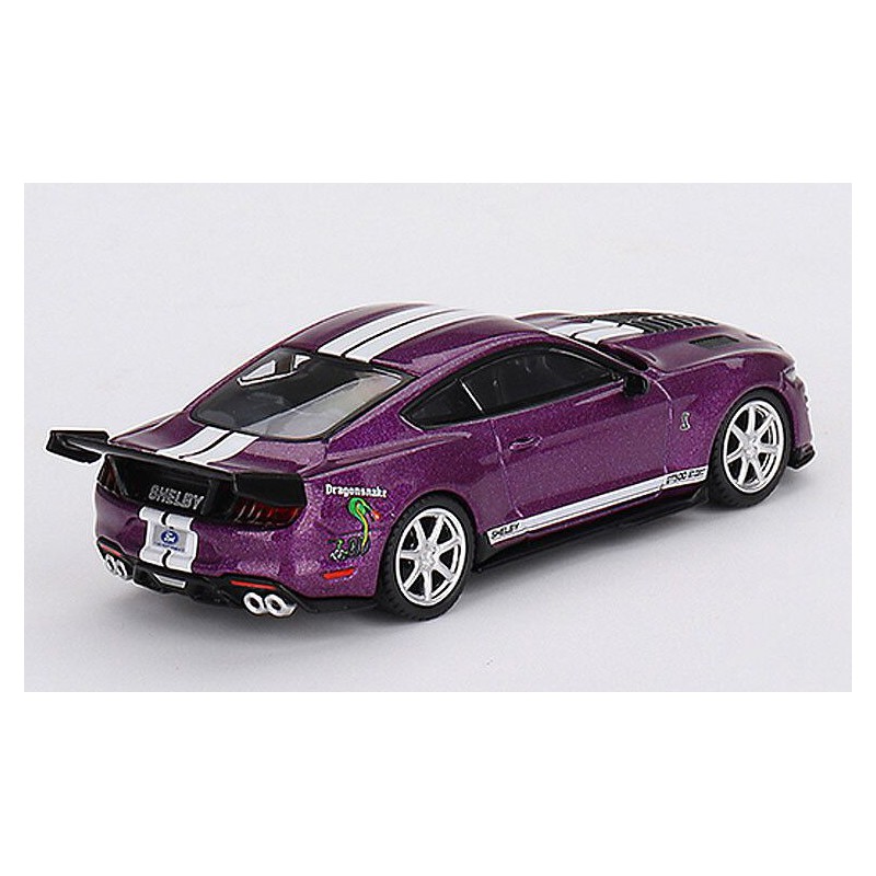 Shelby GT500 Dragon Snake Concept purple '23 1:64, Mini GT