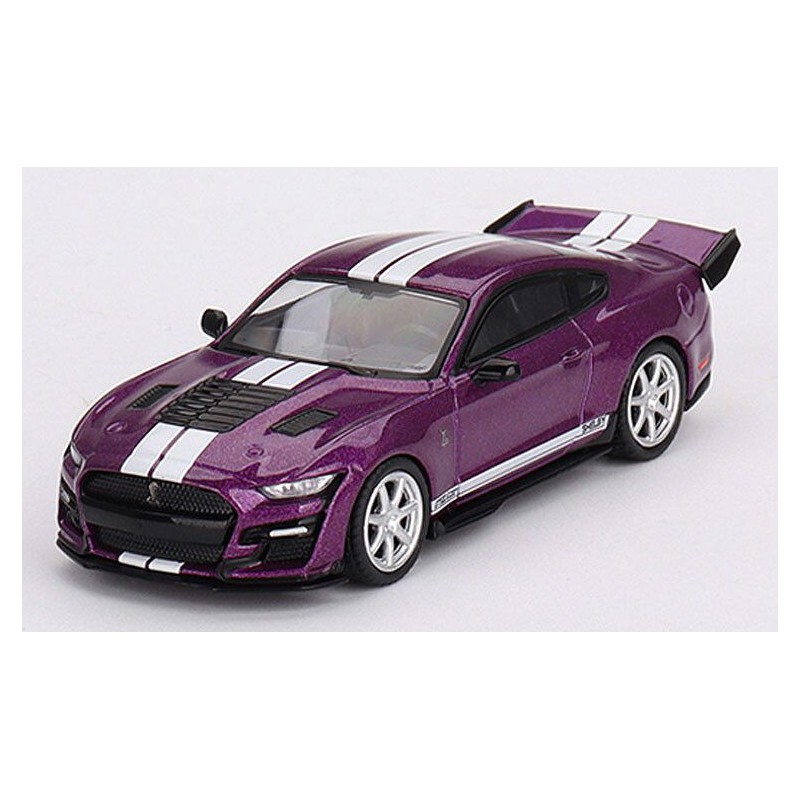Shelby GT500 Dragon Snake Concept purple '23 1:64, Mini GT