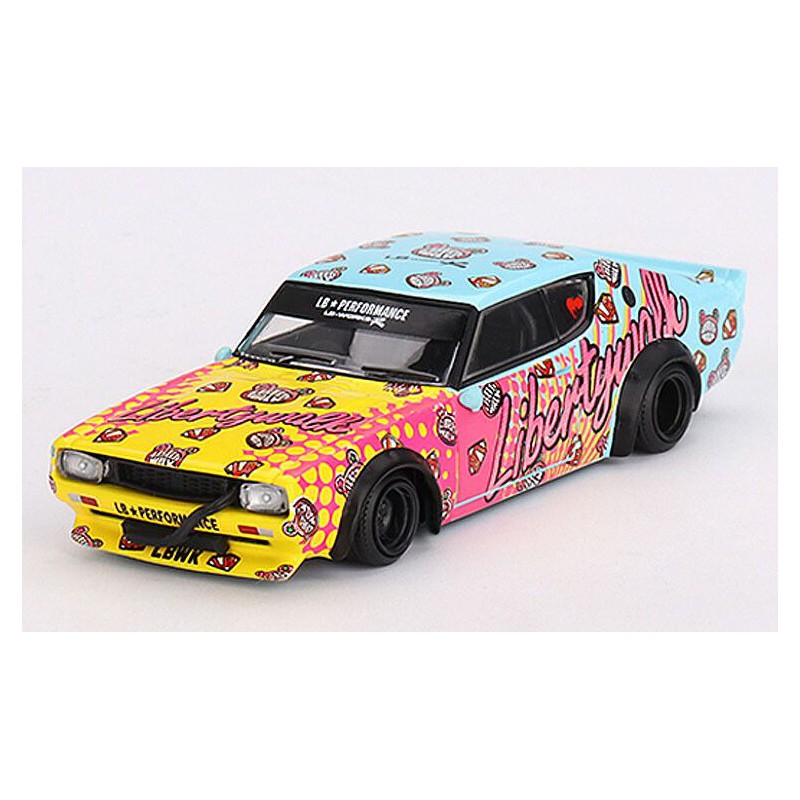 Nissan Skyline Kenmeri Liberty Walk '73 1:64, Mini GT