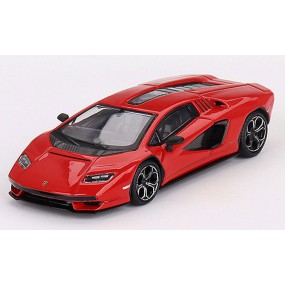 Lamborghini Countach LPI 800-4 '23, rood 1:64, Mini GT