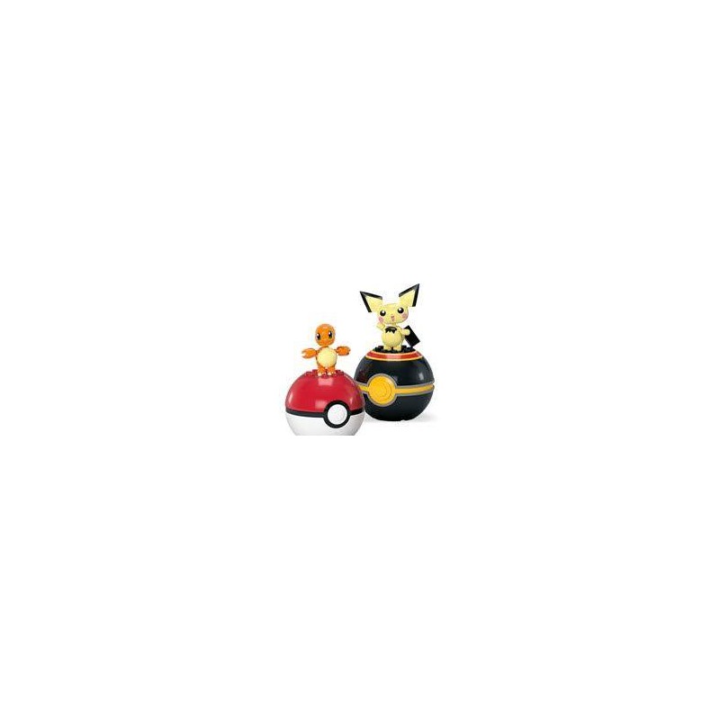 Charmander & Pichu mega Pokéball construx, Pokemon