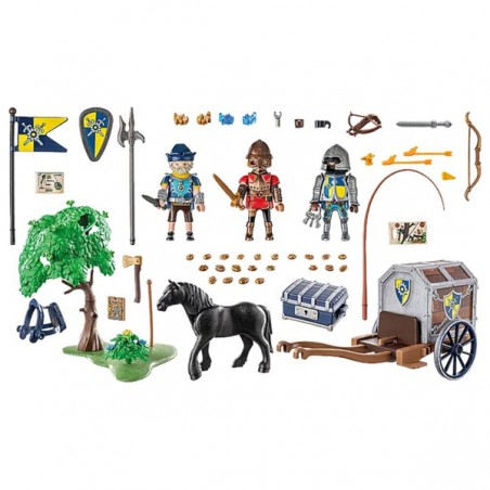 Playmobil Novelmore 71484 Overval op transportwagen