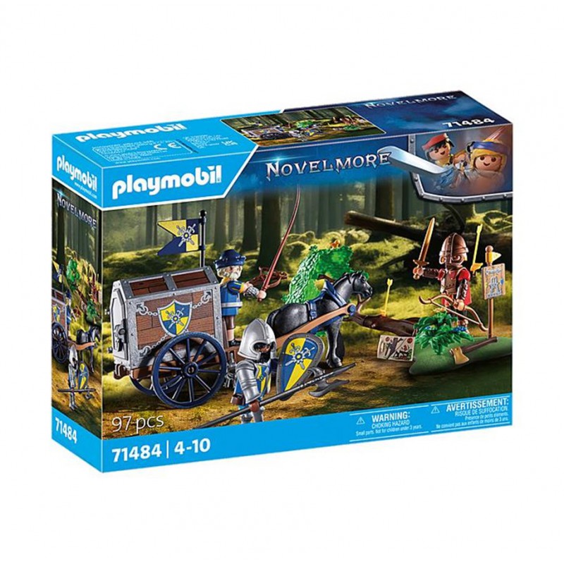 Playmobil Novelmore 71484 Overval op transportwagen