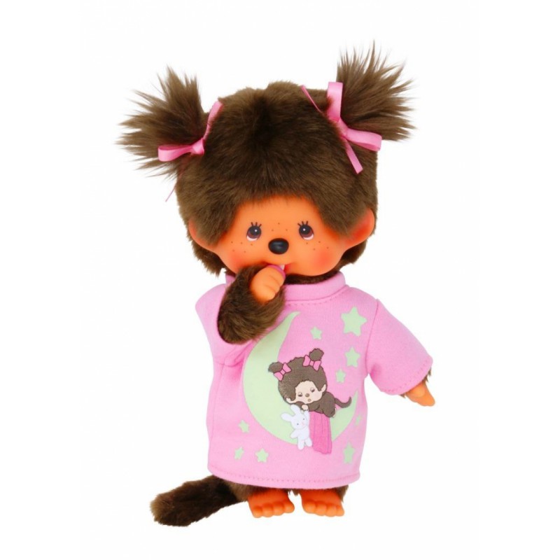 Monchhichi, Glow in the dark meisje (20cm)