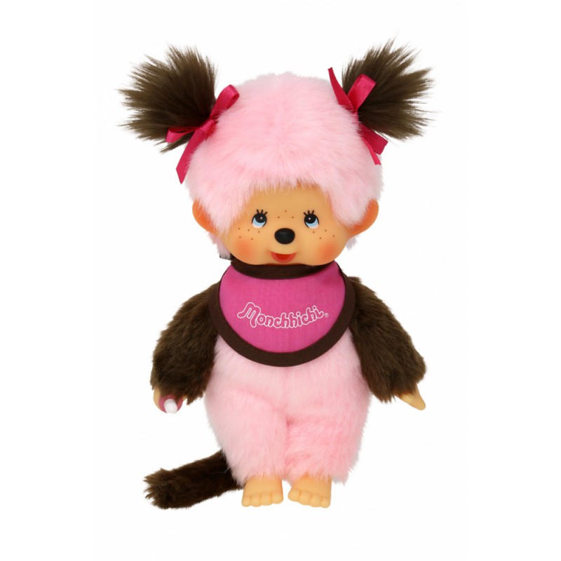 Monchhichi, Bicolor meisje roze (20cm)