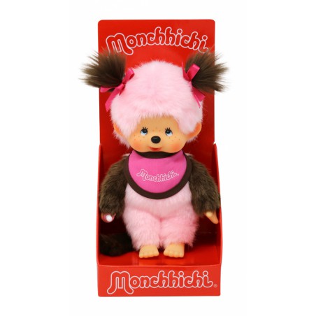 Monchhichi, Bicolor meisje roze (20cm)
