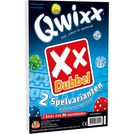 Qwixx Dubbel (extra scorebloks)