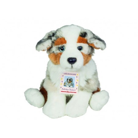 Hermann Teddy - Australian shepherd zittend 22cm