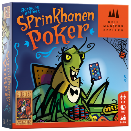 Sprinkhanenpoker - Kaartspel, 999games