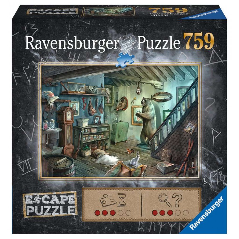 ESCAPE puzzel Forbidden basement 759 stukjes stukjes Ravensburger