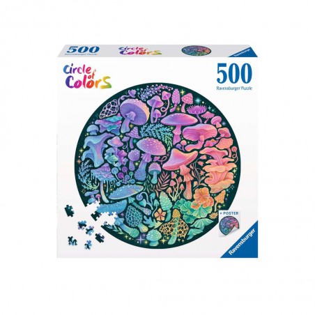 Circle of Colours: Mushrooms - 500 stukjes Ravensburger
