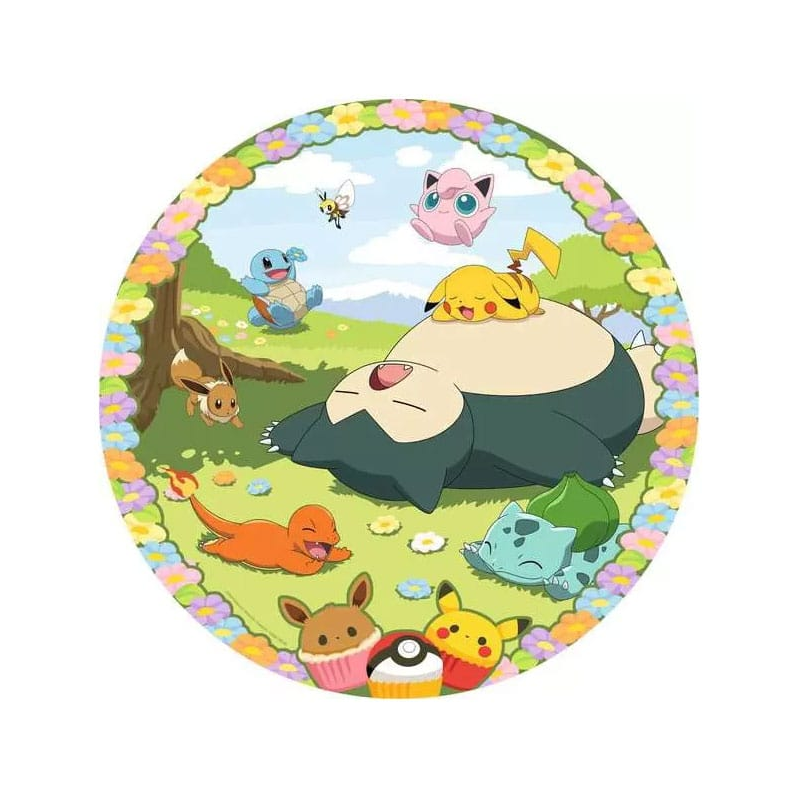 Circle of Colours: Blooming Pokemon ronde  puzzel, 500p Ravensburger